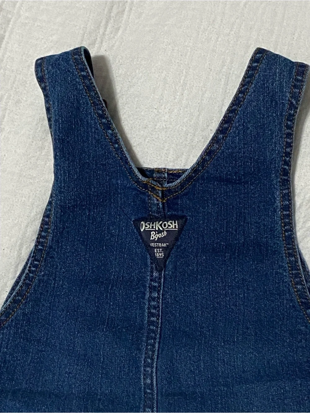 OshKosh B’gosh Toddler Denim Overalls 3T Blue Jean Vestbak Kids
